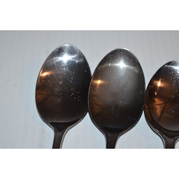 Vtg 5 Pc Lot Stanley Roberts MAJESTY Stainless Rogers soup spoon 7" Flatware - Picture 12 of 13